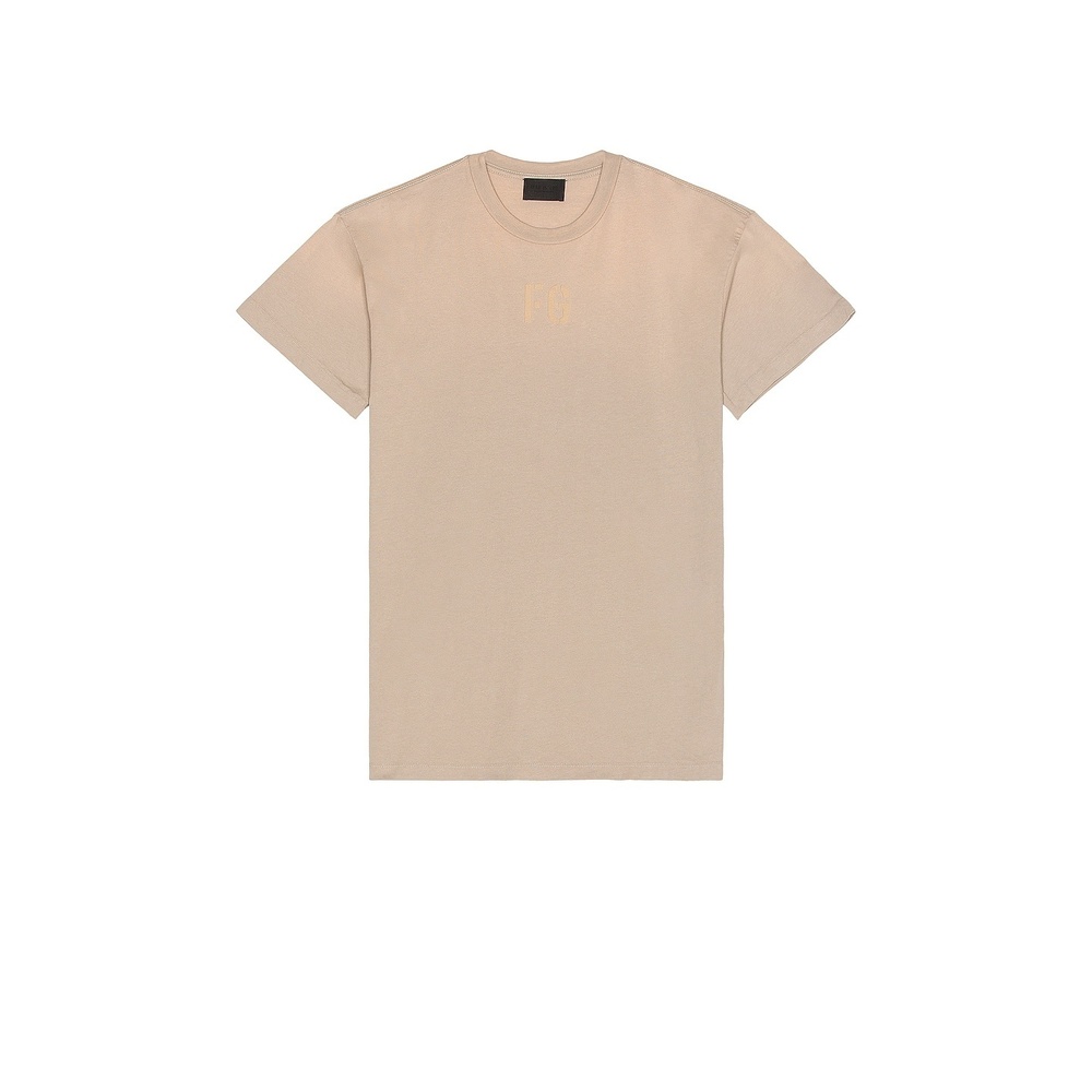 Fear of God FG Tee in Vintage Paris Sky tan brown men’s oversized t shirt